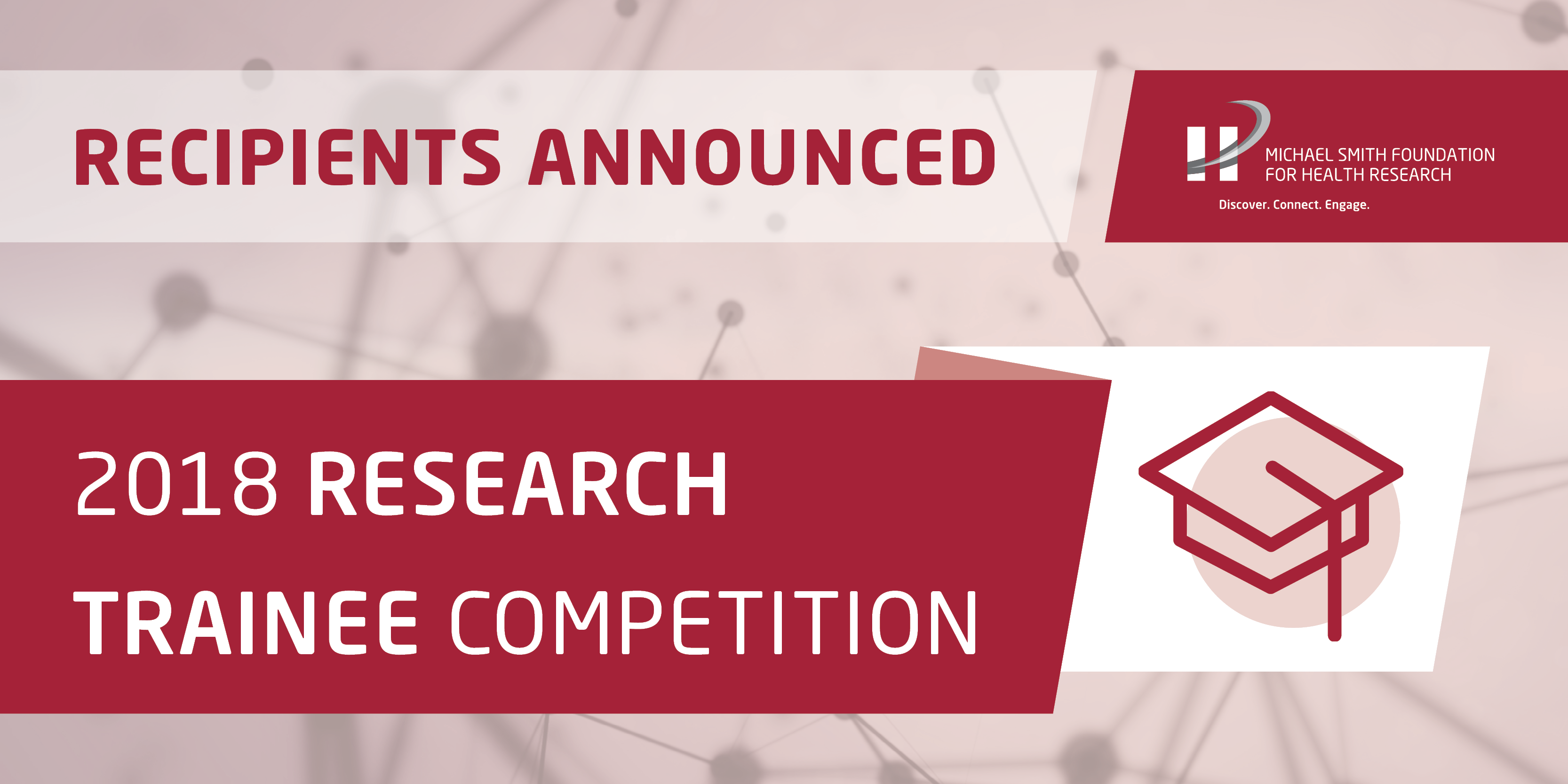 34 post-doctoral fellows funded in MSFHR’s 2018 Research Trainee competition