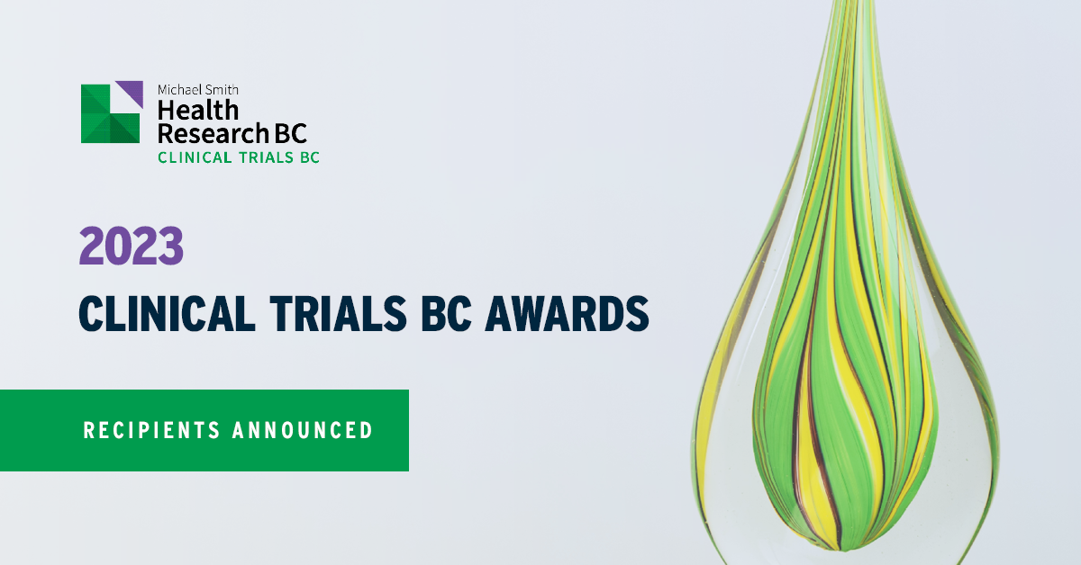 Dr. Anne Junker and Victor Espinosa named 2023 Clinical Trials BC Awards recipients