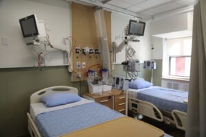 The new eight-bed clinical trials unit conducts first-in-human healthy volunteer trials for new medicines.